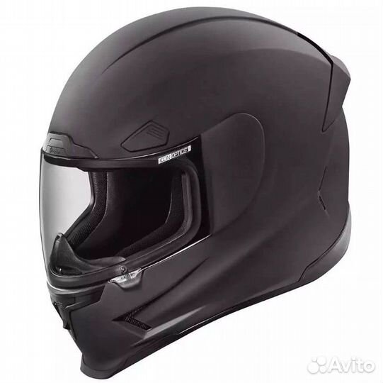 Icon Airframe Pro Rubatone черный матовый мотошлем