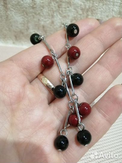 Серьги длинные lady Collection