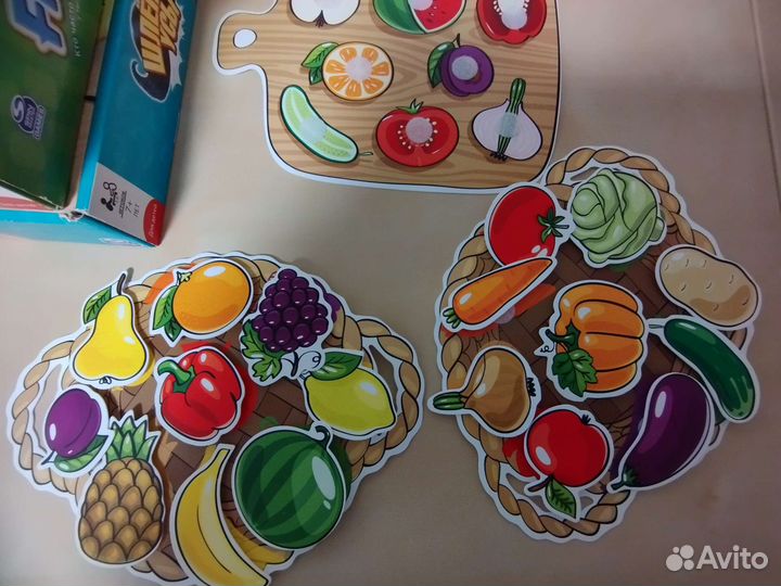 Фрукты на липучках