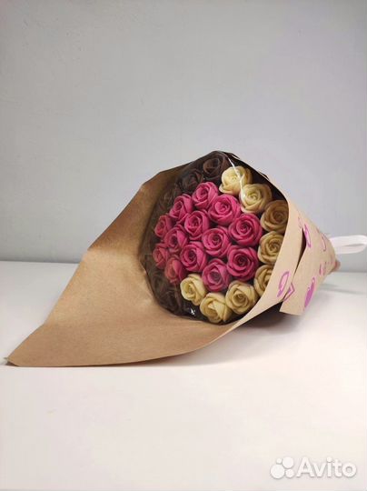 Букет - 29 Роз из Бельгийского Шоколада
