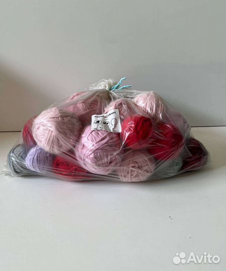 Трикотажная пряжа остатки. Набор №21