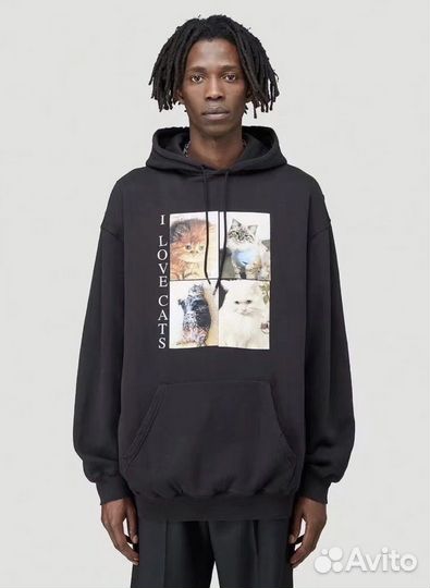 Balenciaga I Love Cats Hoodie