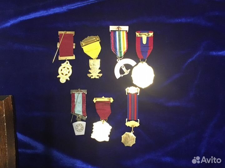 Массонские знаки,медали,пр