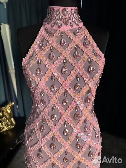 Платье в стразах