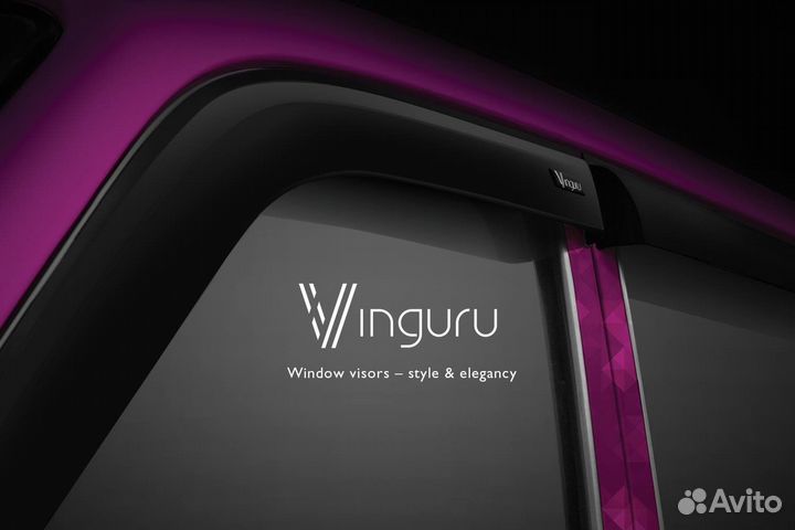 Дефлекторы окон Vinguru Honda CRV 2017