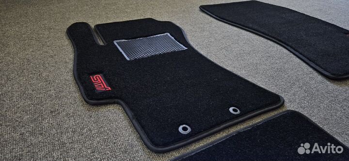 Люкс ворсовые коврики в салон Subaru Impreza GRB