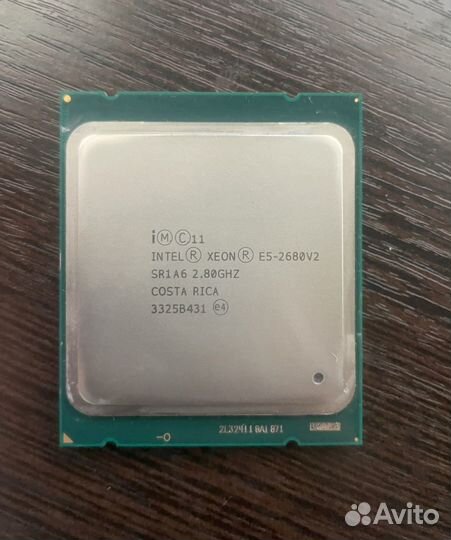 Intel Xeon E5-2680v2 2шт