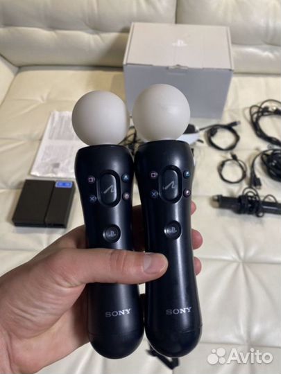 Шлем Sony ps4 VR/2 ревизия/полный комплект + мувы