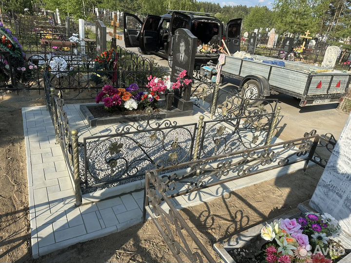 Памятники,плитка,ограды