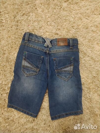 Джинсовые шорты для мальчика, рост 98