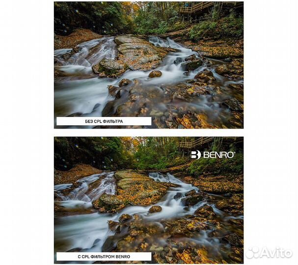 Поляризационный фильтр Benro PD CPL-HD WMC 62mm