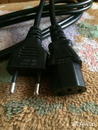 Сетевой кабель питания для тv 1.8 м новый