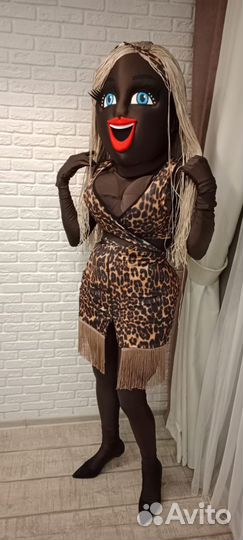 Ростовая кукла, Мулатка, поздравление мужчин