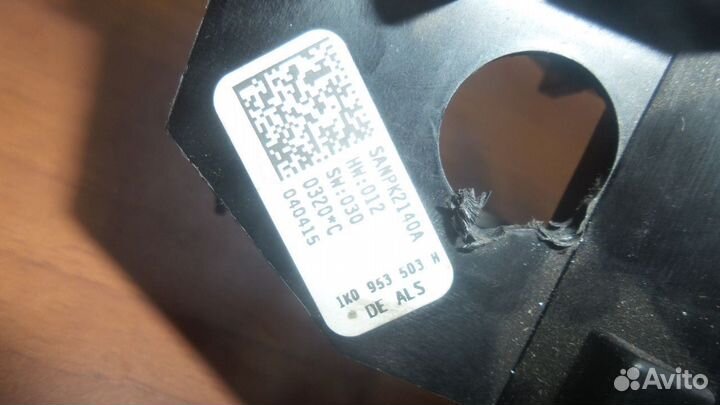 VW Golf VI подрулевой переключатели