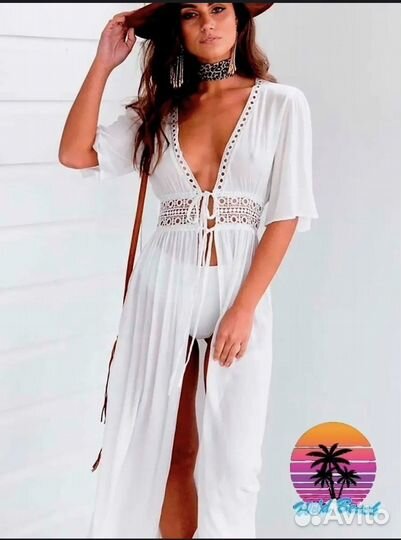 Пляжная накидка новая