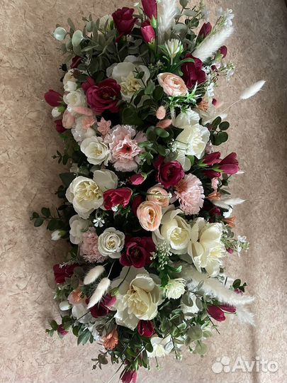 Цветочная композиция, цветы на свадьбу