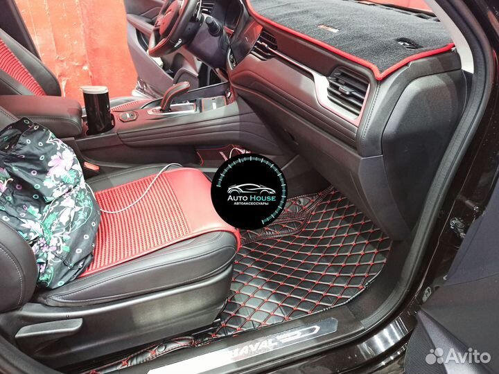 3Д коврики из экокожи для Haval F7 2020