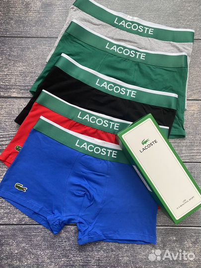 Трусы мужские боксеры lacoste
