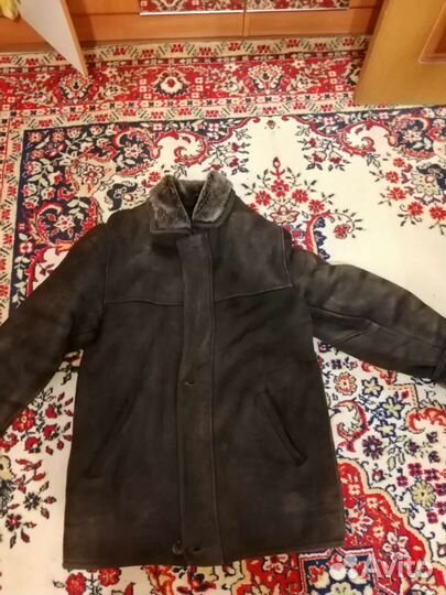 Дубленка натуральная мужская 50 размер