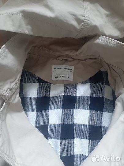 Тренч детский zara