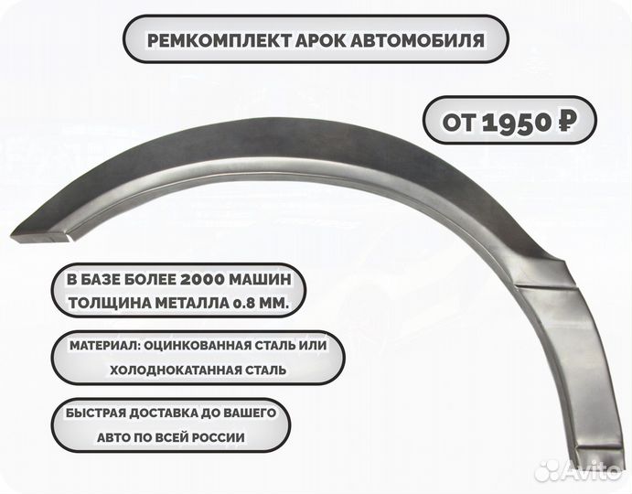 Ремонтные арки на автомобиль