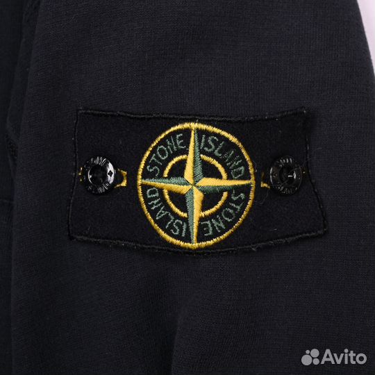 Чёрное зип-худи Stone Island M оригинал