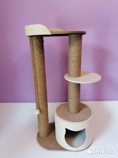 Домик с когтеточкой для кошек