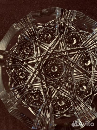 Пепельница хрустальная СССР