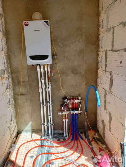 Монтаж отопления, электромонтаж