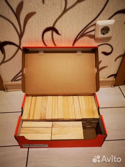 Конструктор деревянный BrusOк 710 шт. treego