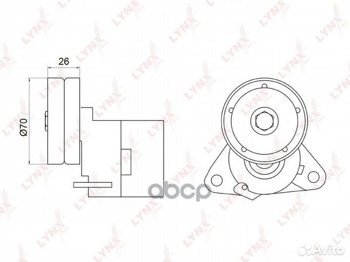 Натяжитель ремня навесного оборудования PT3031