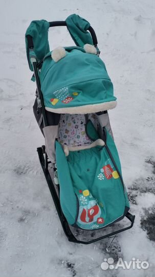 Детские санки коляска Ника 7