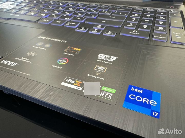 Ноутбук Asus TUF Core i7-11800H RTX 3050 16/512