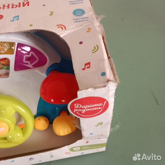 Игрушка развивающая руль детский музыкальный