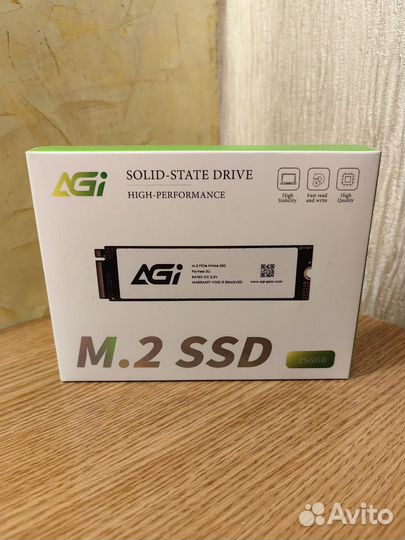 SSD накопитель AGI AI198 M.2 2280 256 гб