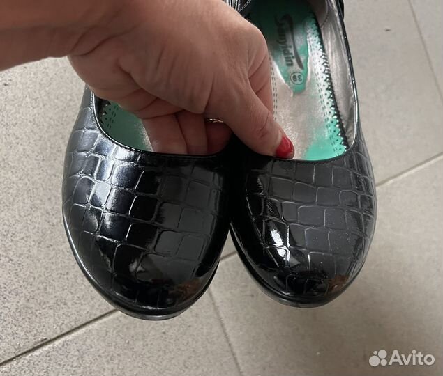 Туфли кожаные