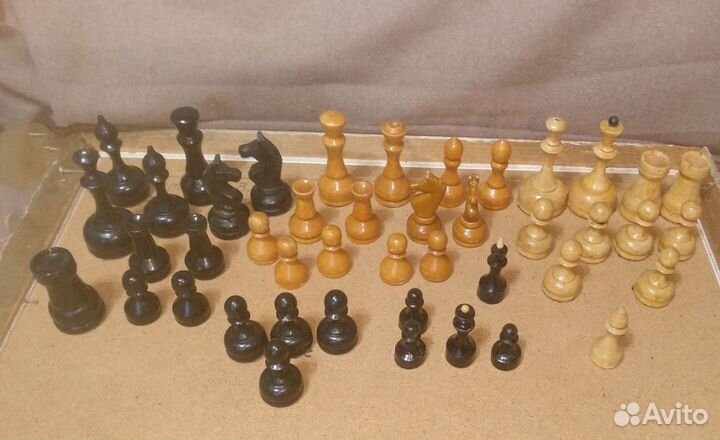 Шахматы СССР разные наборы деревянные