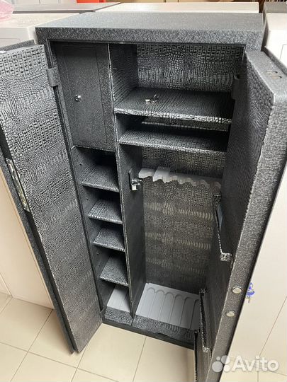 Оружейный сейф (покрытие эффект кожи) BS969 EL K L