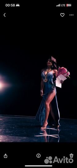 Платье для фитнес модели