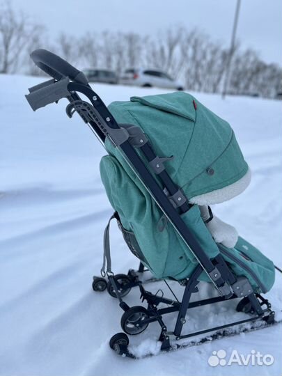 Санки коляска теплые