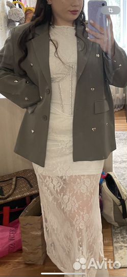 Гипюровое платье