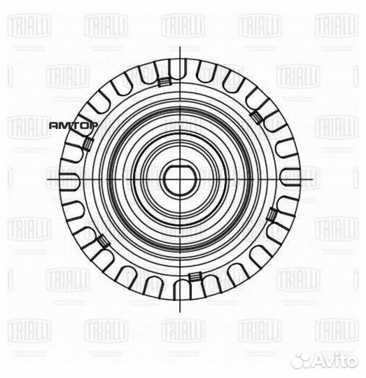 Trialli SA0875 опора амортизатора KIA picanto (04)
