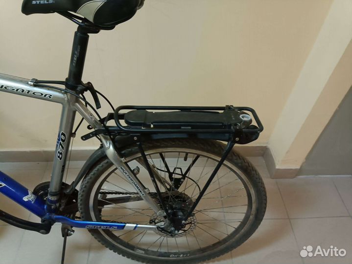 Детское велокресло Btwin с багажником