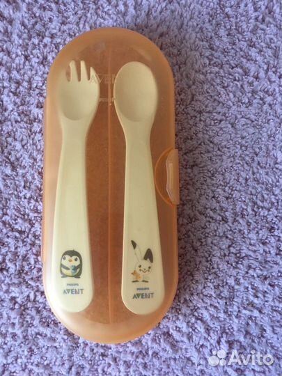 Набор столовых приборов(ложка и вилка) Avent