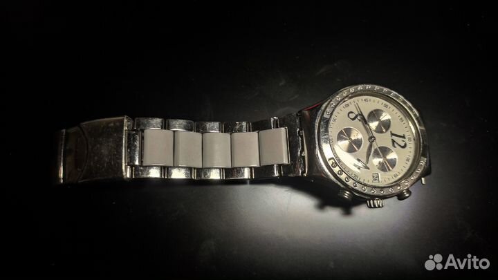 Swatch irony V8 dreamwhite YCS511GC 39mm 2009год