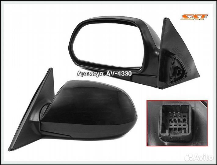 Зеркало hyundai elantra 2000 - 2006 лев рег-ка, 3