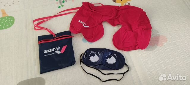 Дорожный набор сумочка маска подушка надувная Ново