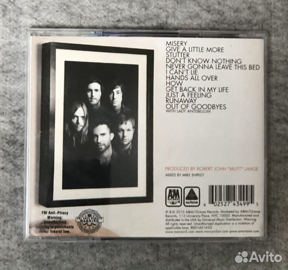 Maroon 5 - Hands All Over (2010) CD