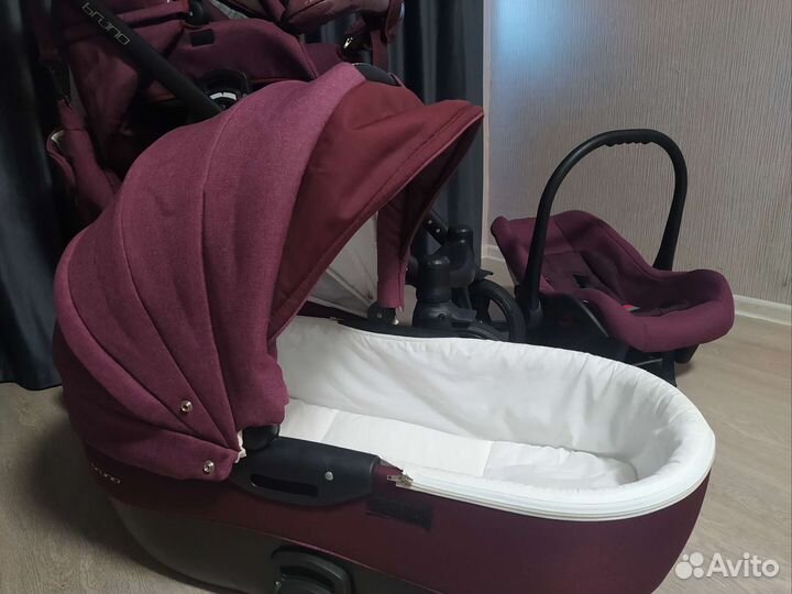 Детская коляска Riko Bruno (Brano) Natural 3 в 1