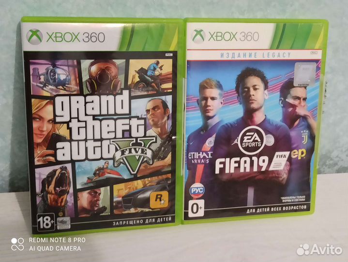 Диск с играми на xbox360